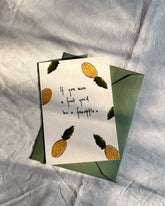 Youβd Be a Fineapple | Illustrated Greeting Card